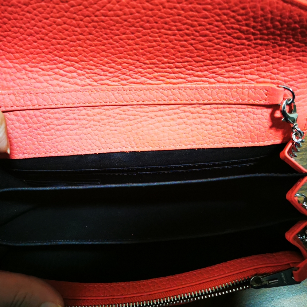 Allsaints captain leather chain wallet